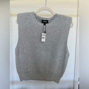 Grey Sleeveless Sweater